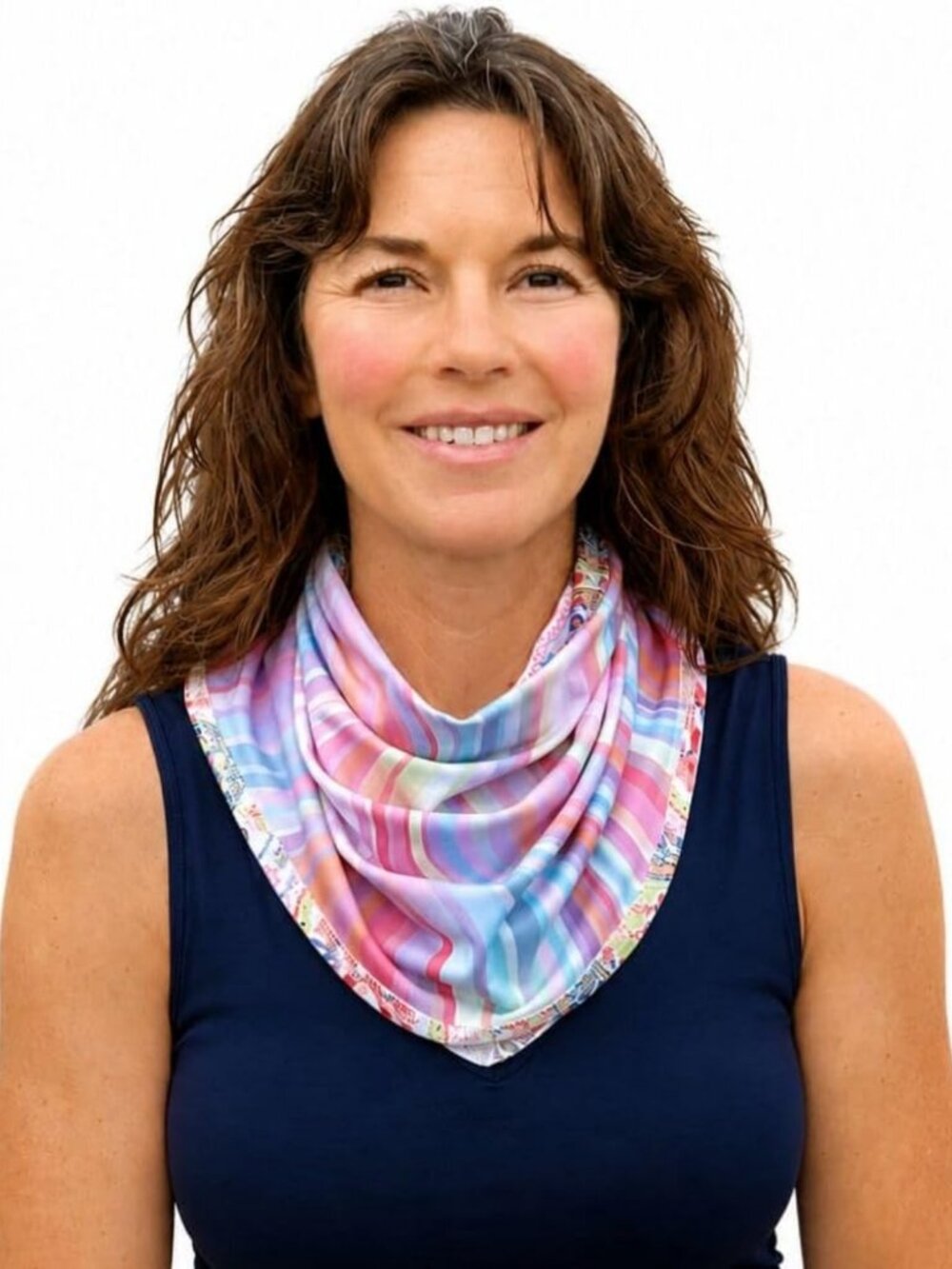 Reversible UPF 50+ Sun Protective Wrap & Neck Gaiter - Lightweight UV Scarf for